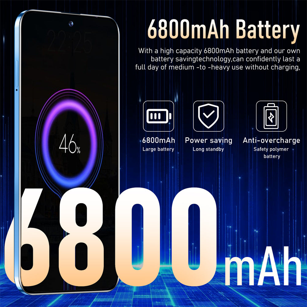 Mobile Phone S23+Ultra True4G Perforated Mesh7.380010,000 Pixels8+256G Super Large Screen
