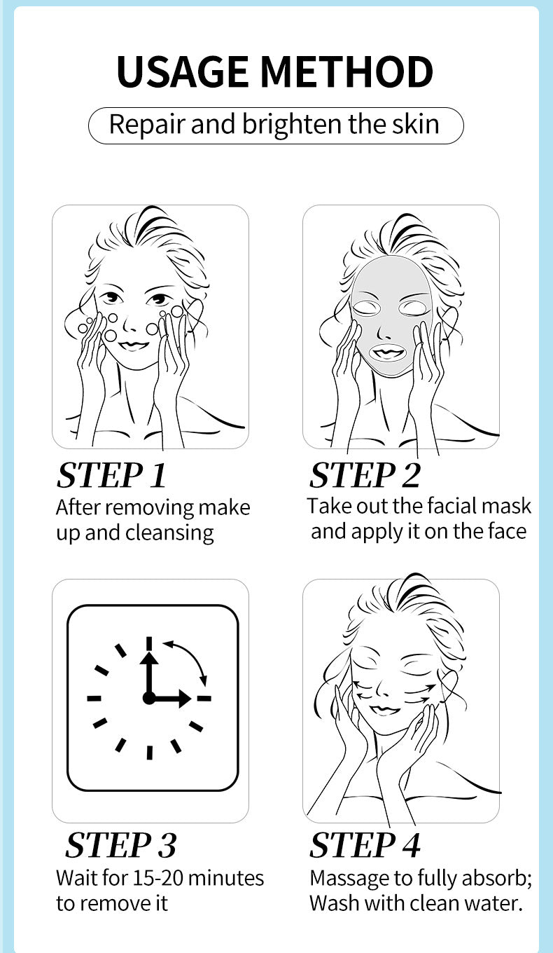 MOIKA Full Pore Shrinking White Tiger Mask Hydrating3D Animal Quality Oil Control Moisturizing Skin Care