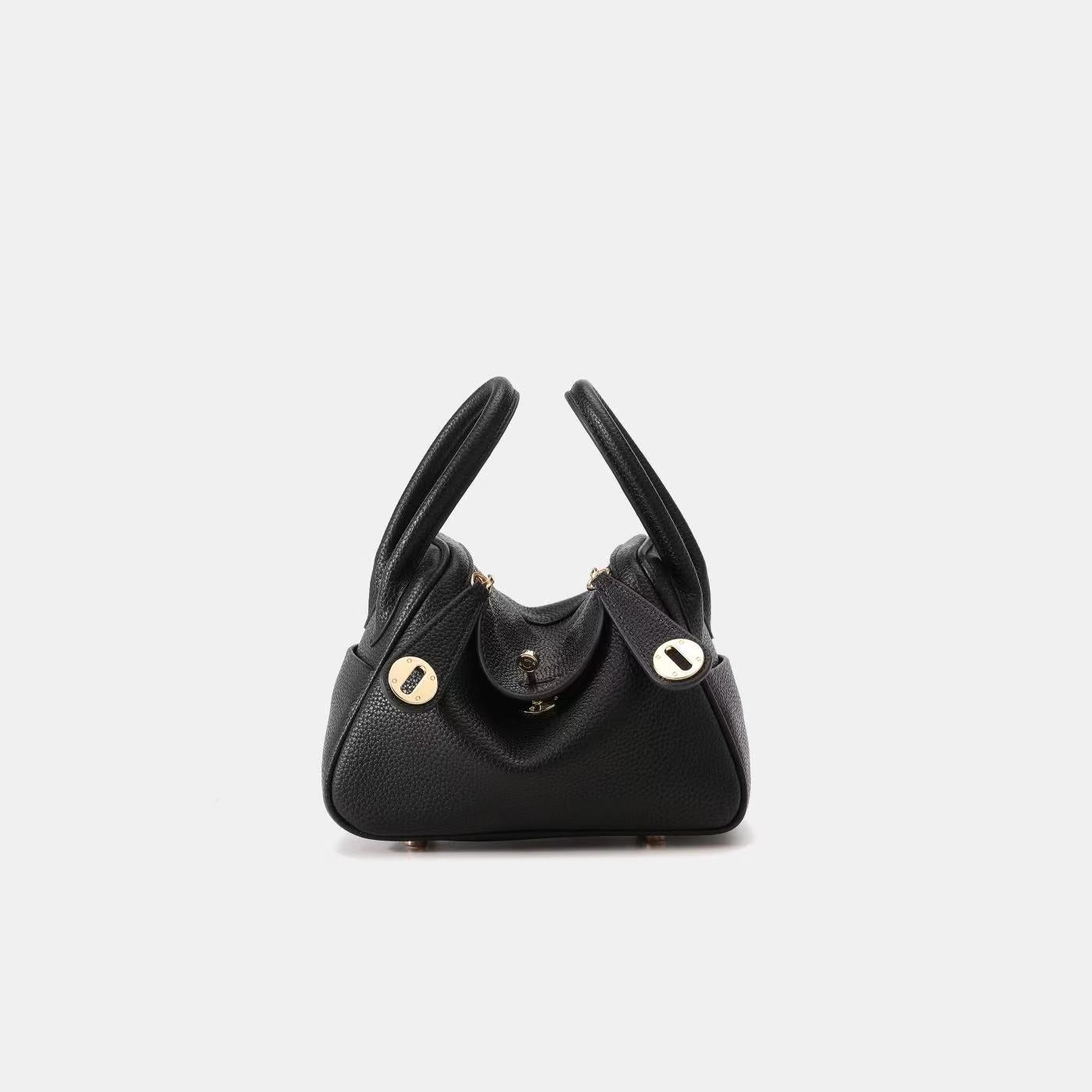 High-End Bag Doctor Bag Lindy Bag Lychee Pattern Women's Handbag Single Shoulder Crossbody Bag Pillow Bag Women's Bag