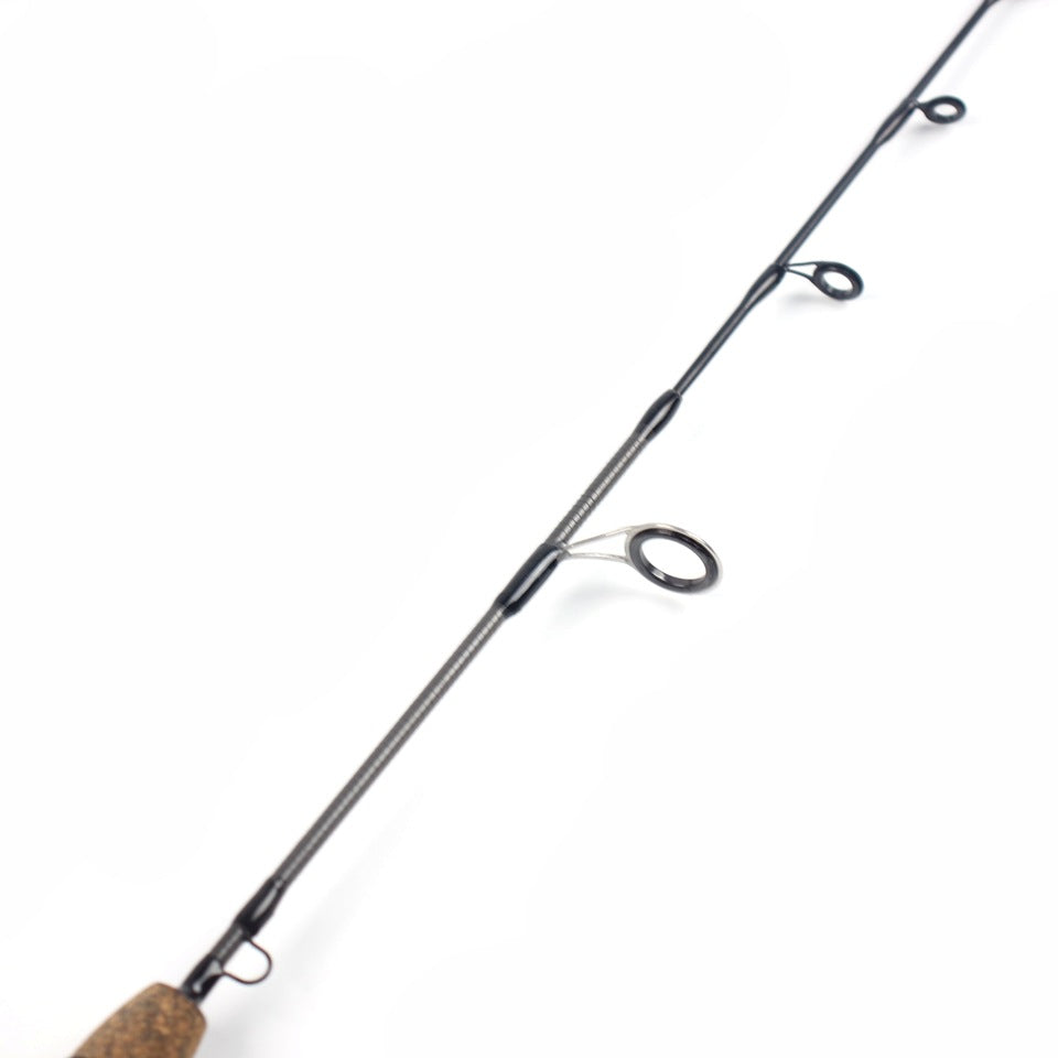 One-piece Double-tip Ice Fishing Winter Fishing Rod Shrimp Rod Spinning Reel Fishing Gear Set Fishing Rod