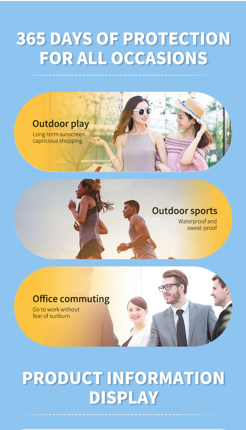 Whitening Sunscreen Cream Hot Sale on Thai E-commerce SPF50+No Makeup Moisturizing Cream60g Daily Beauty Makeup