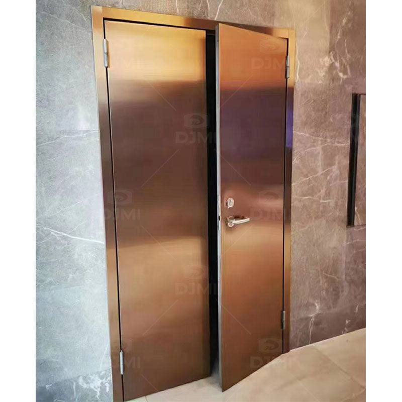 Hotel 304 Stainless Steel Door Customized Stainless Steel Kitchen Doors Security Stainless Good Metal Entry Fireproof Door