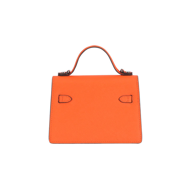 Palm Print Versatile Kelly Bag2024New versatile cute compact MINI Single Shoulder Crossbody Small Square Bag for Women