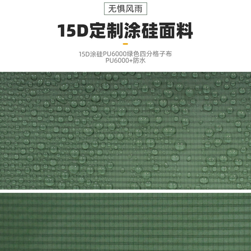 Wholesale Ultra-light Single Tent Outdoor Silicone Coated Nylon Tear-resistant Triangle Camping Hiking Waterproof Pyramid Lightweight