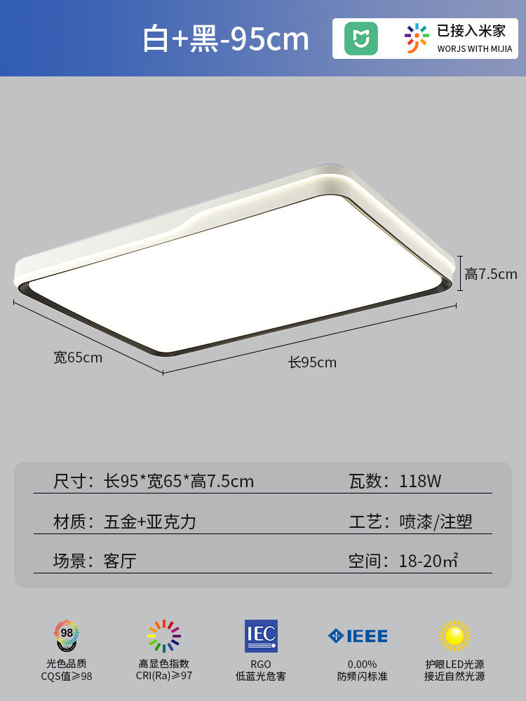 Minimalist LED Ceiling Light Round Bedroom Light Modern Simple Living Room Light Room Light Home Zhongshan Home Decoration Lighting