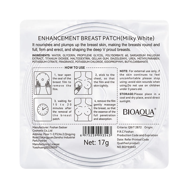 Breast Enhancement Nipple Covers17g BIOAOUA Lifting and Firming Breast Pads Fengyun Breast Paste Cross-Border Trade
