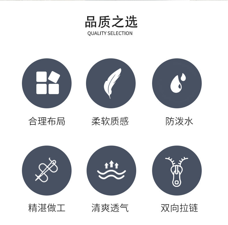 OZUKO Business Backpack for Men, Double Shoulder Laptop Bag, Waterproof, Large Capacity, Commuter School Bag, College Student Trendy Brand, High-End Feel