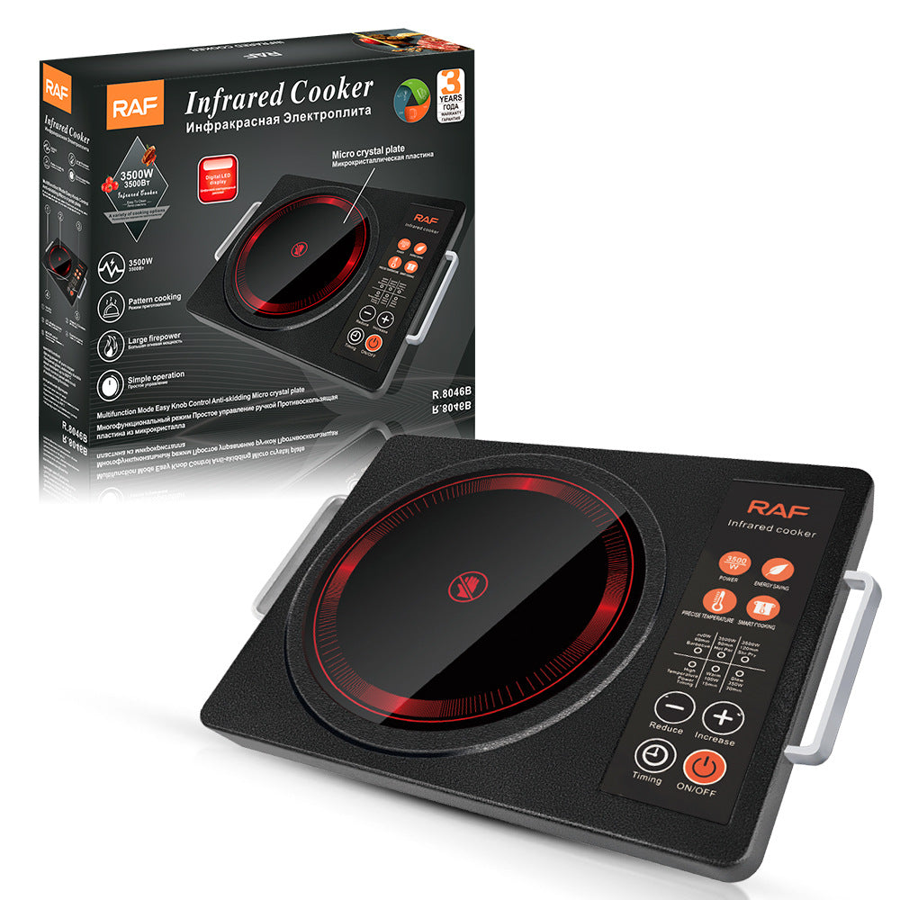 RAF European Standard Electric Ceramic Stove for Home Use, Multi-Functional High-Power Stir-Fry Hot Pot Induction Cooker, Countertop Electric Stove for Stir-Frying and Cooking