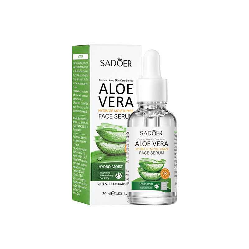 Full English Aloe Vera Skincare Set SADOER Cleansing, hydrating, moisturizing, and nourishing  foreign trade manufacturer wholesale