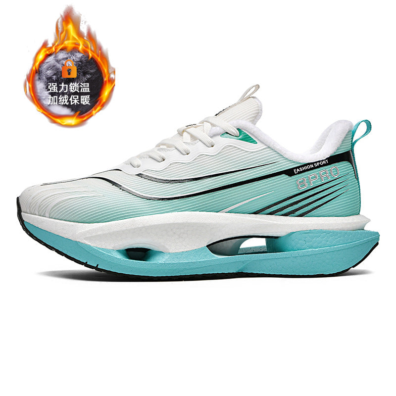 Friction Sound Real Explosion Soft Sole Breathable Racing Running Shoes Unisex Versatile Shock Absorption Anti-Slip Couple Casual Sports Shoes