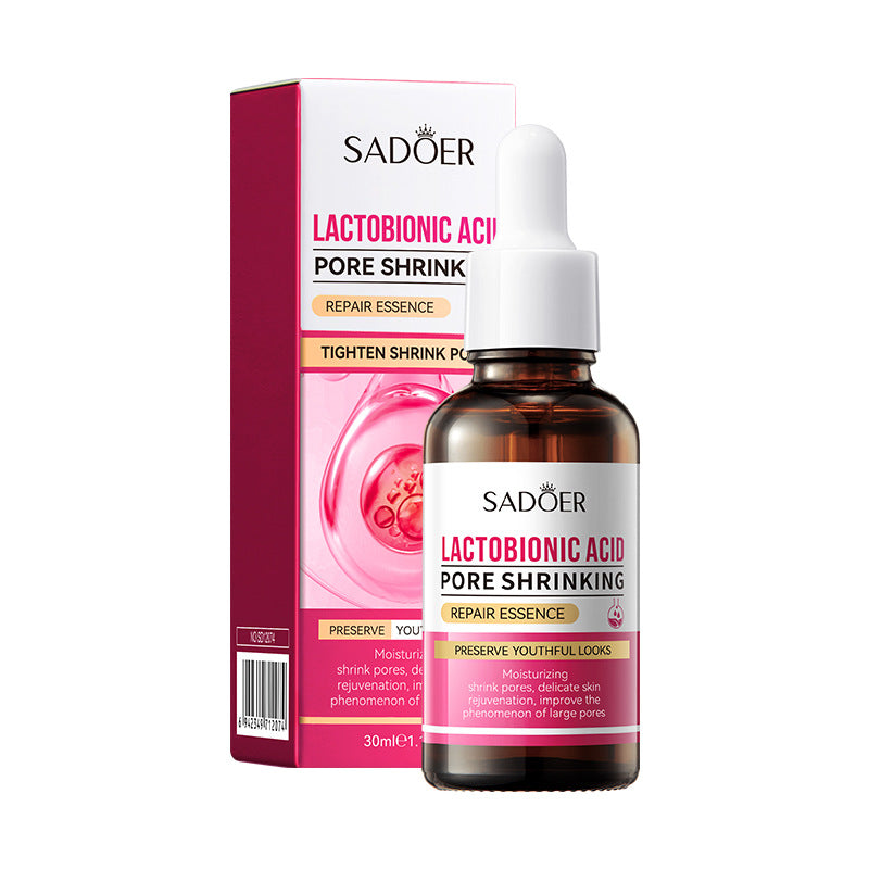 Lactobionic Acid Serum30mlSADOER Moisturizing pore-reducing skin rejuvenation essence cross-border wholesale