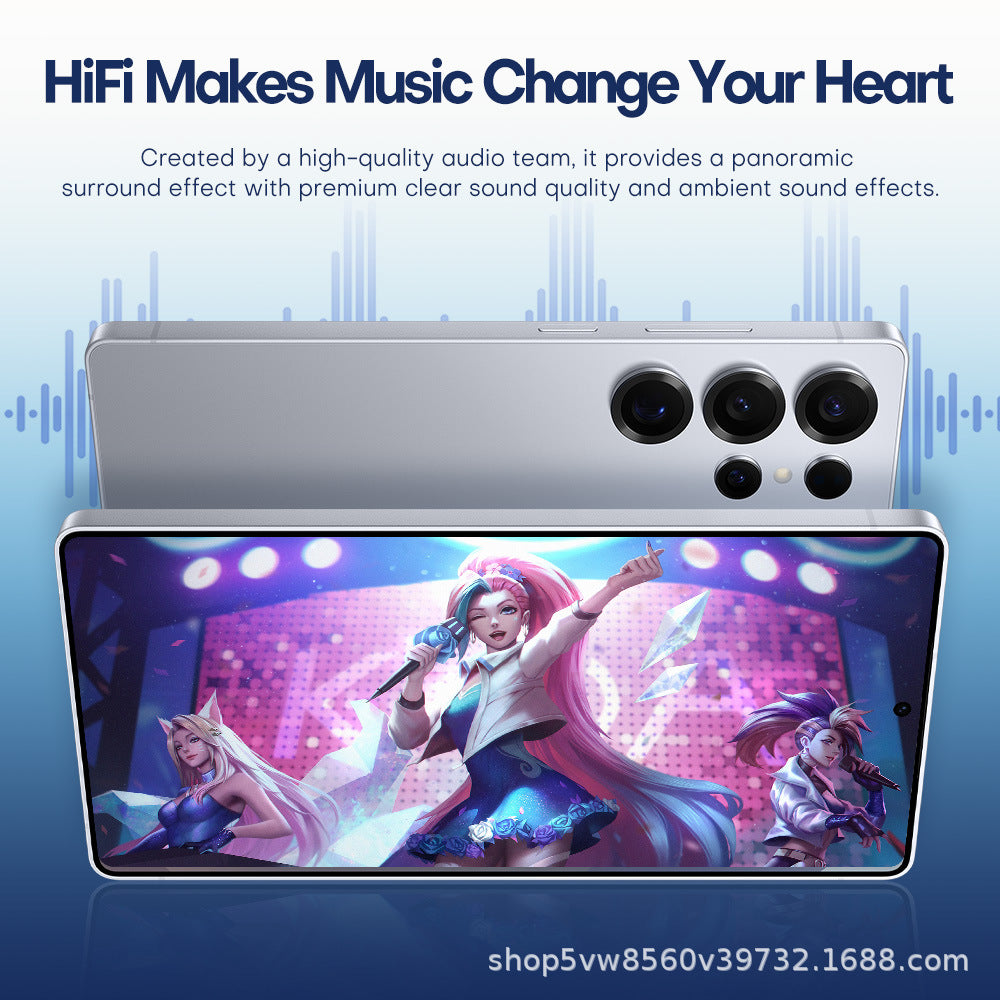 2025Hot Sale S25 Ultra Android7.3inch smartphone16+1T Mobile Phone Source Factory