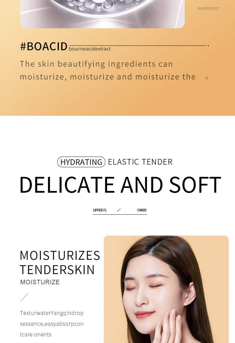 Full English Essence Serum SADOER Hyaluronic Acid Arbutin Moisturizing and Hydrating30ml  Foreign Trade Live Wholesale