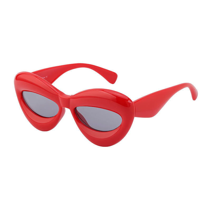 European and American Style Lip Sunglasses for Women Fashionable Party Quirky Personality Sunglasses Women's Glasses Wholesale Street Style Sun Protection