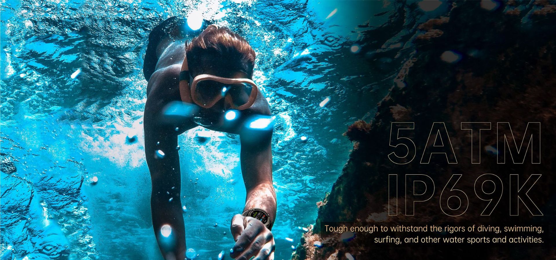 DM56Smart Watch1.52inch Bluetooth call heart rate pedometer sleep monitor GPS Positioning Three-Proof Sports
