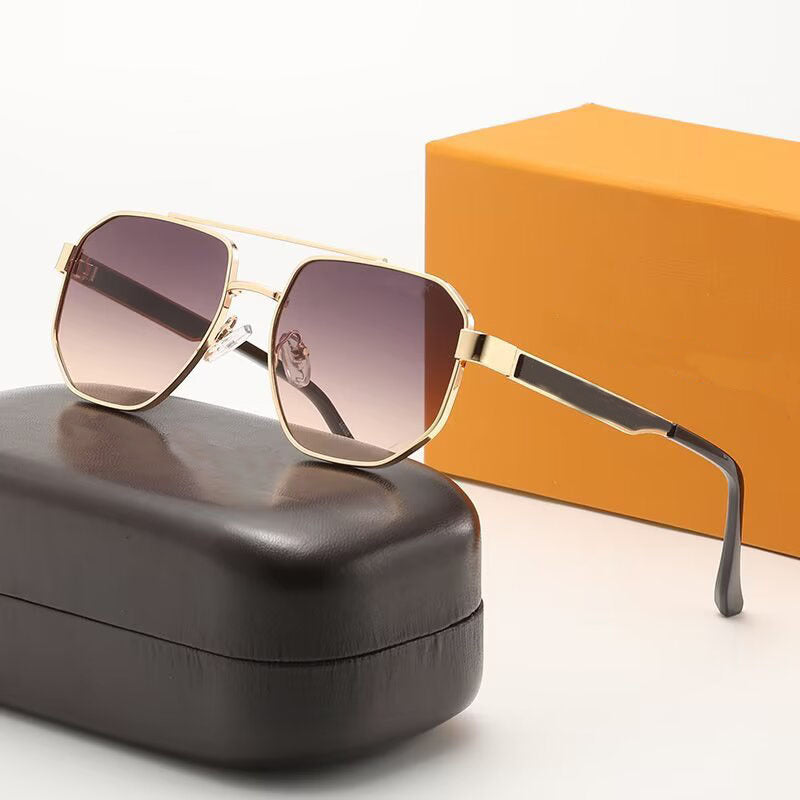 New Polarized Aluminum-Magnesium Sunglasses Large Frame Unisex Photochromic Aviator Glasses Night Vision Driving Sunglasses0537