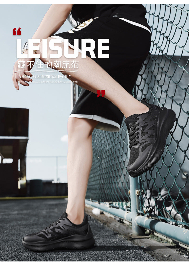 Autumn Live Streaming Cushioned Running Shoes Versatile Trendy Shoes Men's Shoes Women's Shoes Large Size Lightweight Sports Shoes Lightweight Cushioned