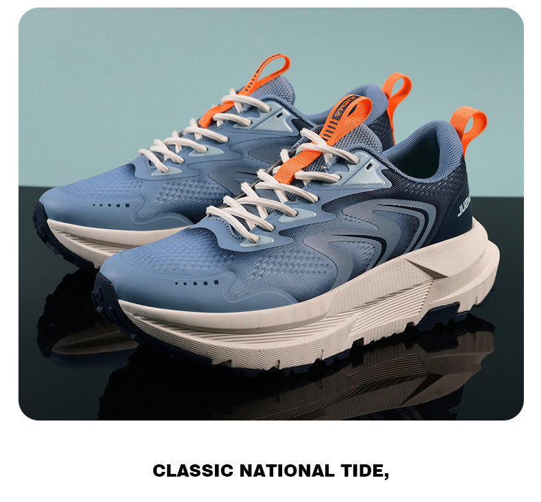 Men's Shoes New2025Mesh Breathable Running Shoes Anti-Slip Shock Absorption Lightweight Soft Sole Sports Shoes Manufacturer Wholesale