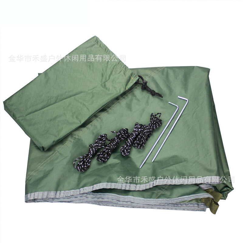 Outdoor Diamond-Shaped Canopy Hammock Sunshade Waterproof Sun Protection Portable Patio Garden Sunshade Sail