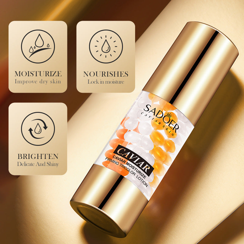 Caviar Essence Milk30mlSADOER Moisturizing and hydrating three-color lotion cross-border foreign trade wholesale
