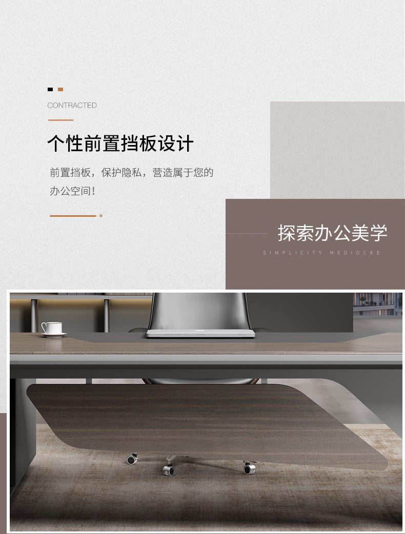 Painted Office Desk Executive Desk President Leader Chairman Boss Desk Office Manager Desk Office Desk and Chair Set