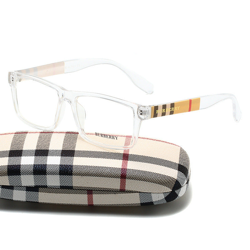 New TR90Fashion Trend Square Non-Prescription Glasses Frame for Men and Women, Can Be Fitted with Prescription Lenses2271Same Style