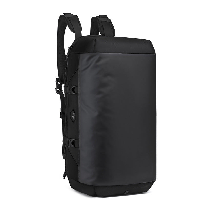 New Men's Travel Bag Large Capacity Sports Fitness Bag Waterproof Handheld Multifunctional Short Trip Backpack Yoga Bag