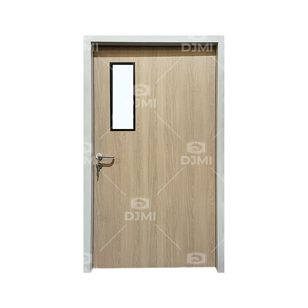 Fire Protection Certification Modern New Designs Bedroom Metal Frame Interior Solid Wooden Room Doors for Houses