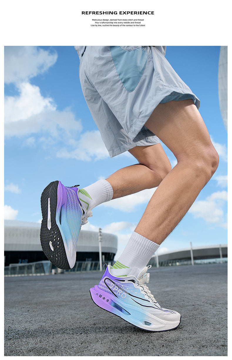 2025New Red Rabbit9pro Running Shoes Fashion Casual Carbon Plate Racing Running Shoes Double Layer Mesh Ultra Light Sports Shoes