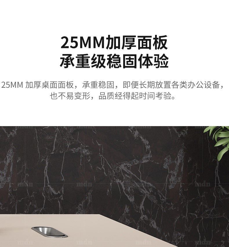 Office Desk Boss Desk and Chair Set Manager Supervisor Light Luxury High-End Office Desk and Chair Set Executive Office Desk