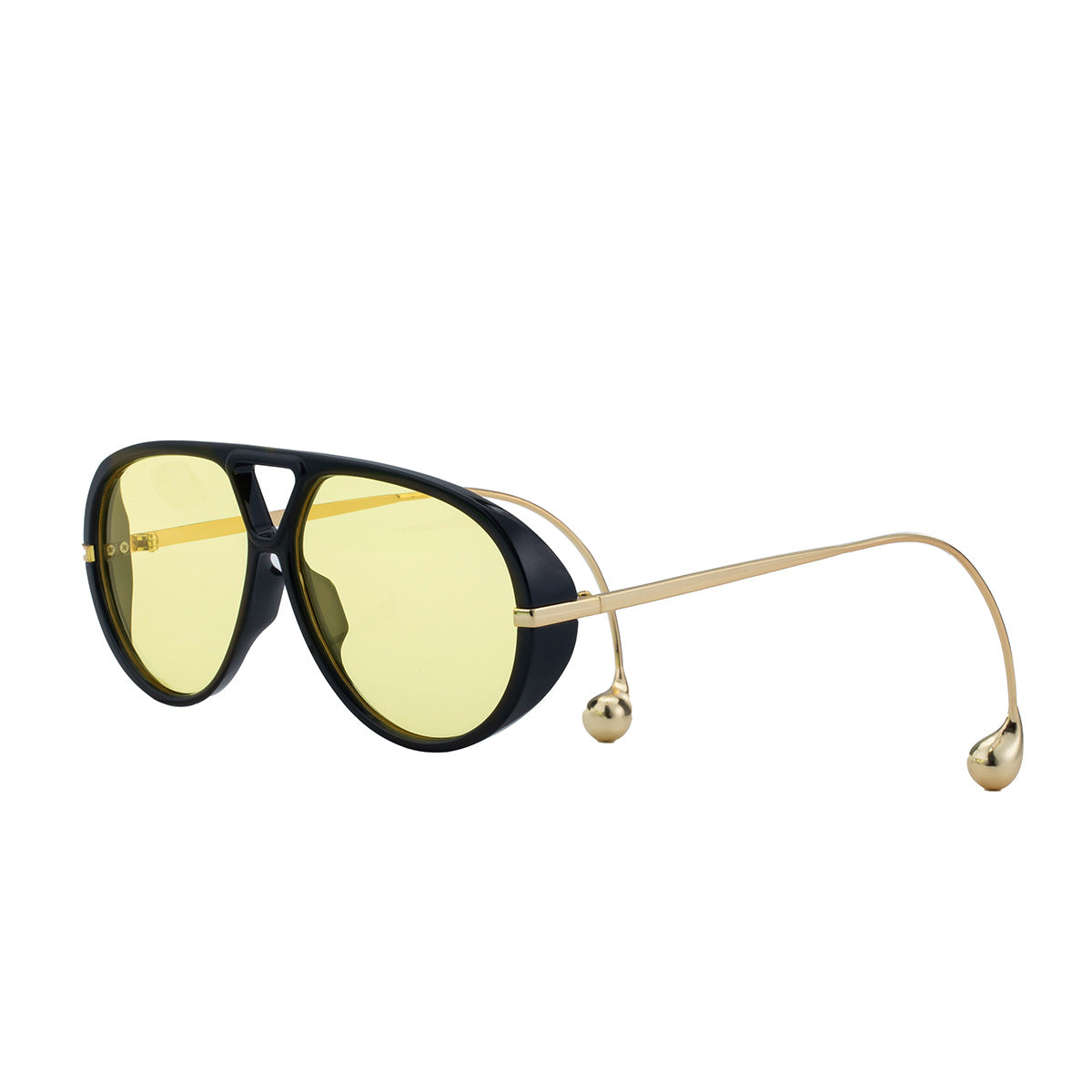2025New Sunglasses for Women, European and American Fashion Glasses, Double Bridge Personality Aviator Sunglasses, Sun Protection Pilot Sunglasses for Men