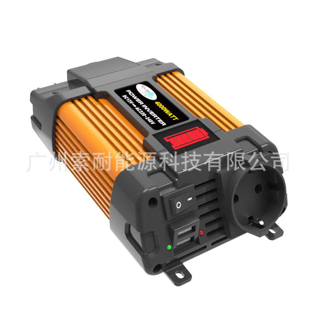 Vehicle Inverter300W/500W 12V Turn110V 220V Battery Level Indicator inverter