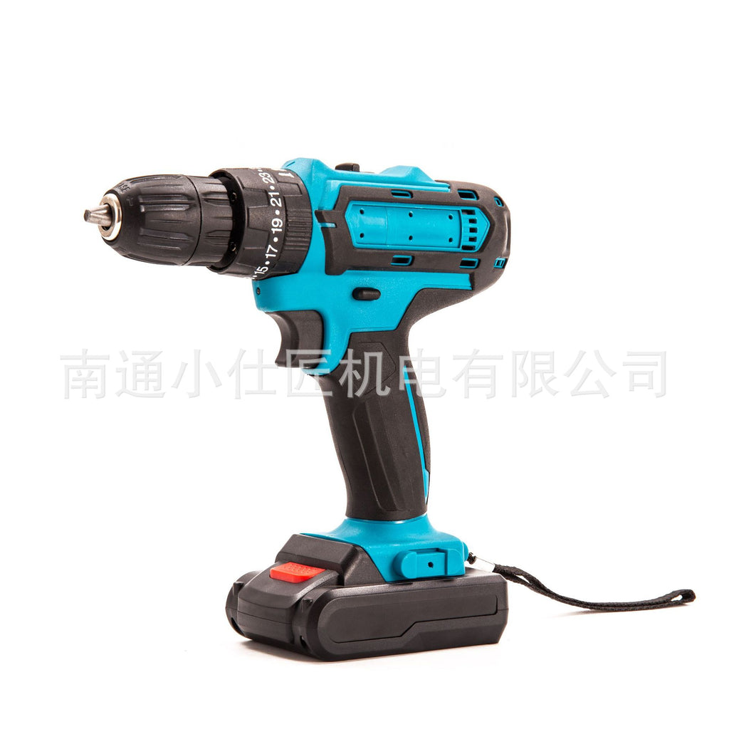 Foreign Trade Cordless Handheld Impact Drill Household Multifunctional Electric Screwdriver Brushless Lithium Battery Tool