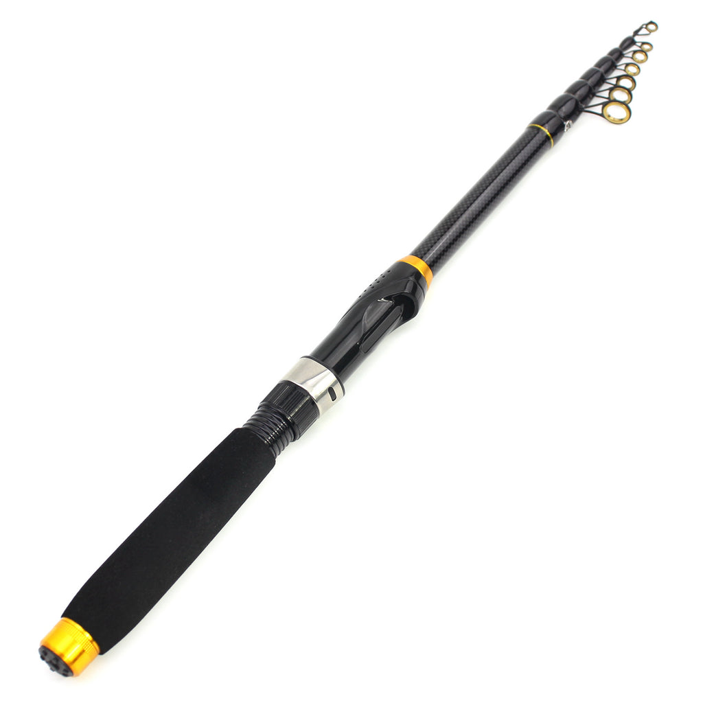 Portable Ultra-Short Small Sea Rod Carbon Fiber Telescopic Lure Rod Mini Long Cast Snakehead Carp Rod FBA