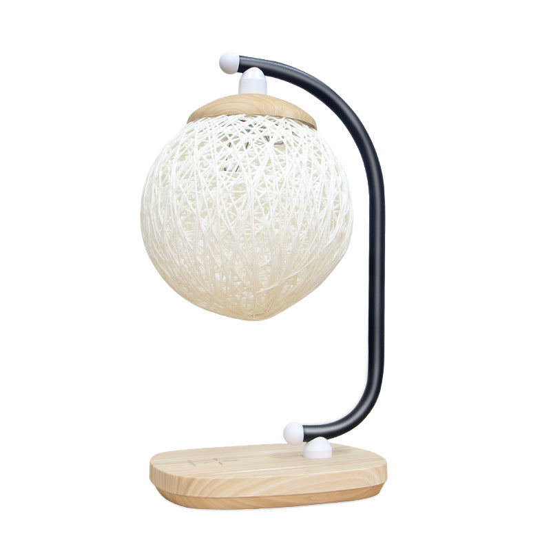 Customized Night Light Multi-Functional Wireless Charging Desk Lamp Desktop Atmosphere Light Eye Protection Desk Lamp Office Business Gift Lamp