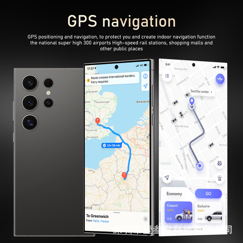 S24 Ultra Popular4+64G 6.8Inch Full HD Screen5G All-in-One New Smartphone