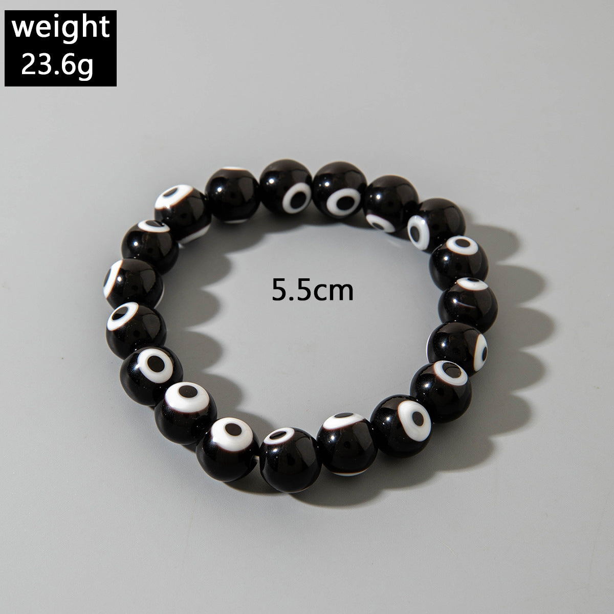 European and American Ornament Bohemian Devil's Eye Beaded Bracelet  Fashionable and Unique Eye Elastic Bracelet Wholesale