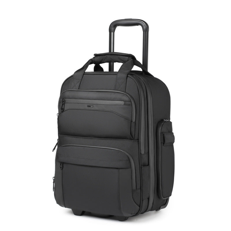 Trolley Travel Bag Business Boarding Bag Large Capacity Waterproof Oxford Cloth Multifunctional Handheld Wheeled Travel Bag