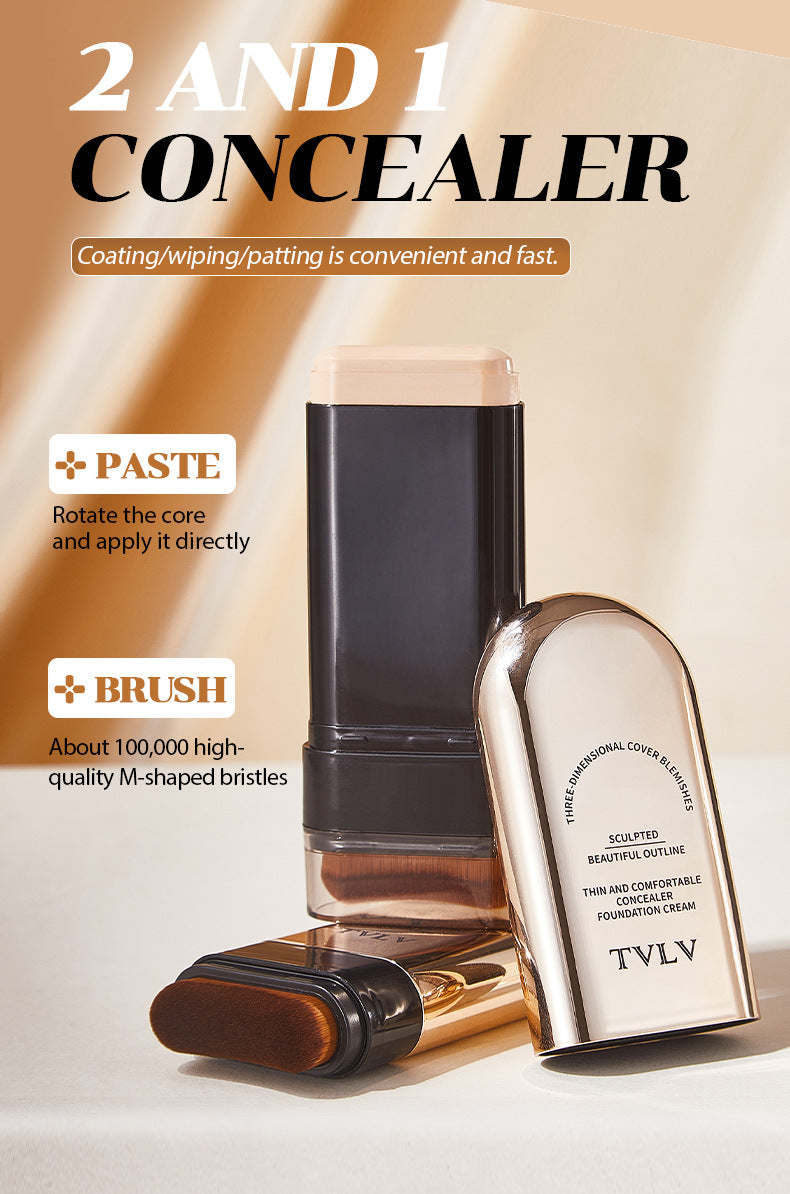 Eraser Double-ended Foundation Cream20g Concealer Moisturizing Long-lasting Makeup Removal Matte Lightweight Foundation