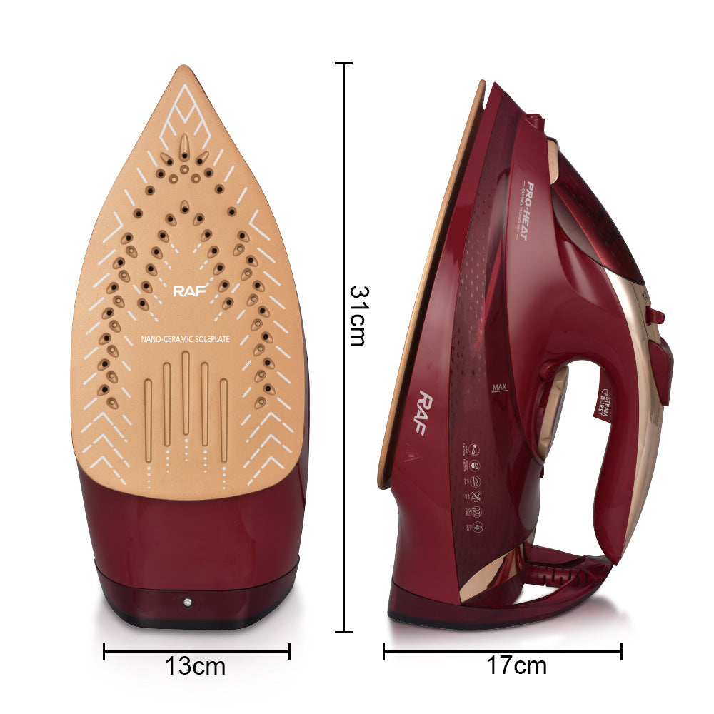 RAF EU Standard Household Powerful Steam Fast Wrinkle Removal Dry and Wet Dual-use Electric Iron Ironing Iron