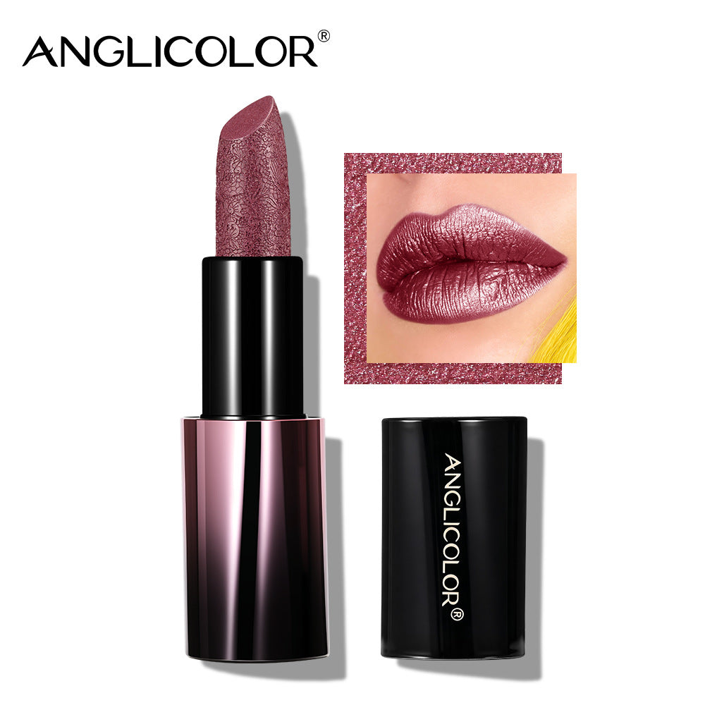Hot-selling Magnetic Metal Pearl Lipstick Moisturizing Waterproof Non-stick Cup Long-lasting Colorfast Makeup Lipstick