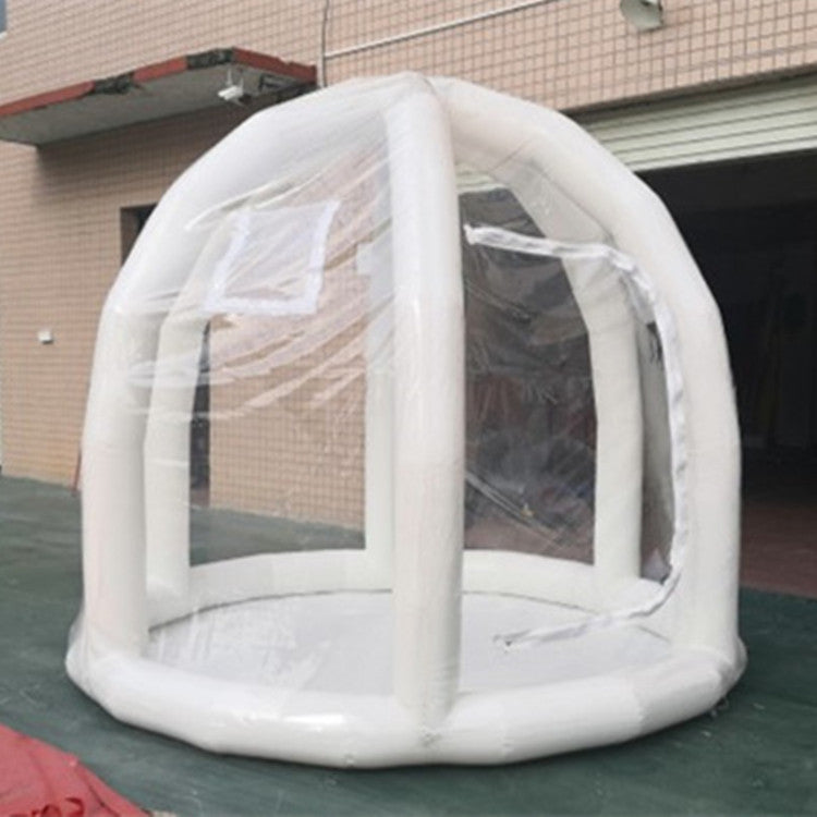 Outdoor Double-Layer Transparent Bubble Tent Rooftop Dining Inflatable Starry Sky Homestay Hotel Villa Restaurant Mongolian Yurt
