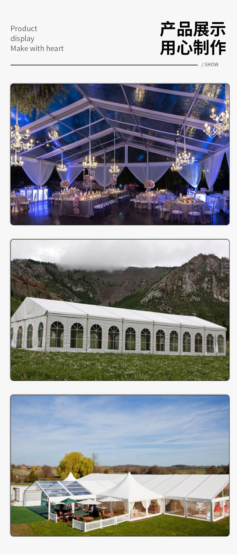 Advertising Tent Temporary Mobile Storage Tent Room Aluminum Alloy Event Tent Industrial Temporary Warehouse Tent