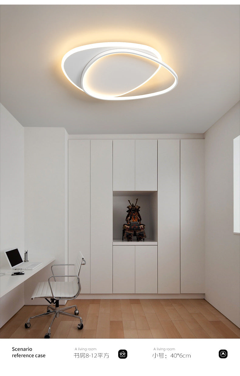 Modern Minimalist Bedroom Shaking Head Fan Light Integrated Children's Room Ceiling Light Silent Living Room Dining Room Zhongshan Lighting