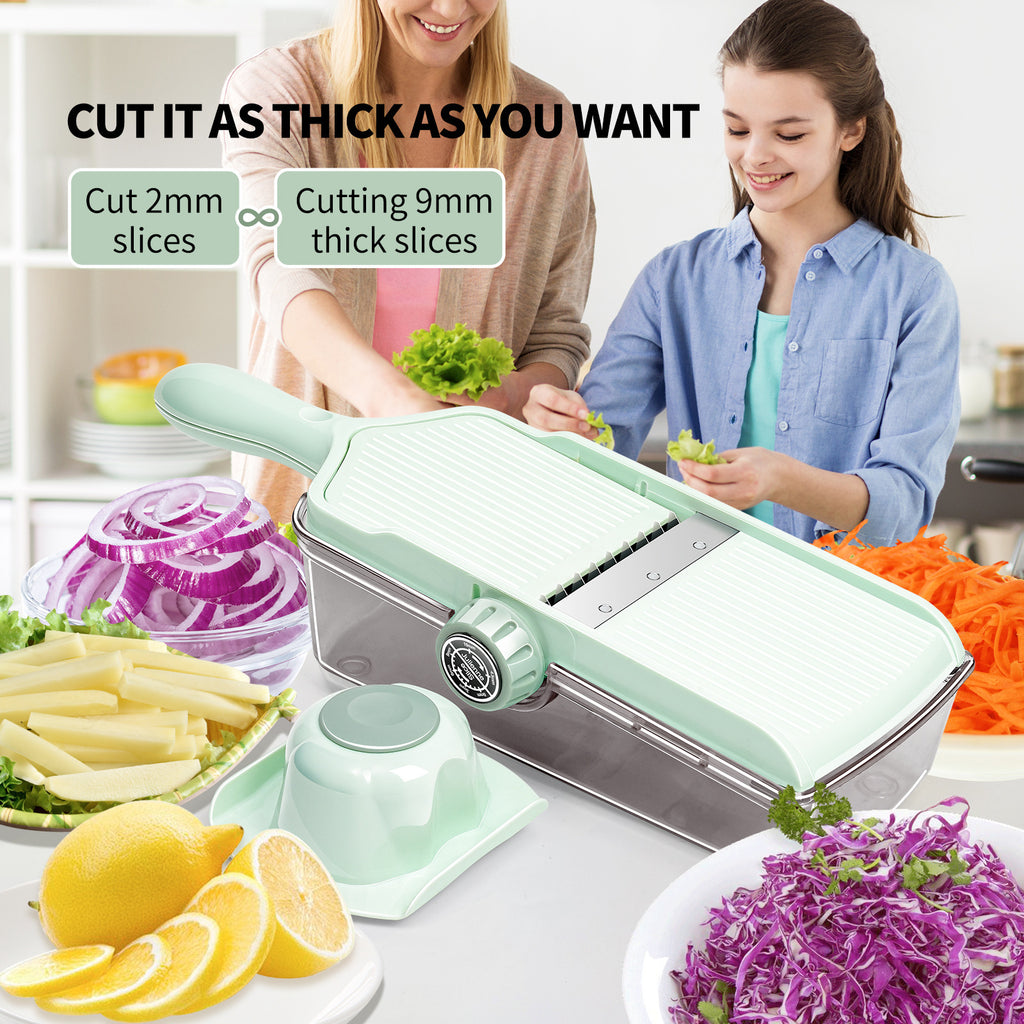 Home Kitchen Shredding and Slicing Machine Lemon Dicing and Slicing Vegetable Cutter Potato Grater Multi-Functional Vegetable Slicer