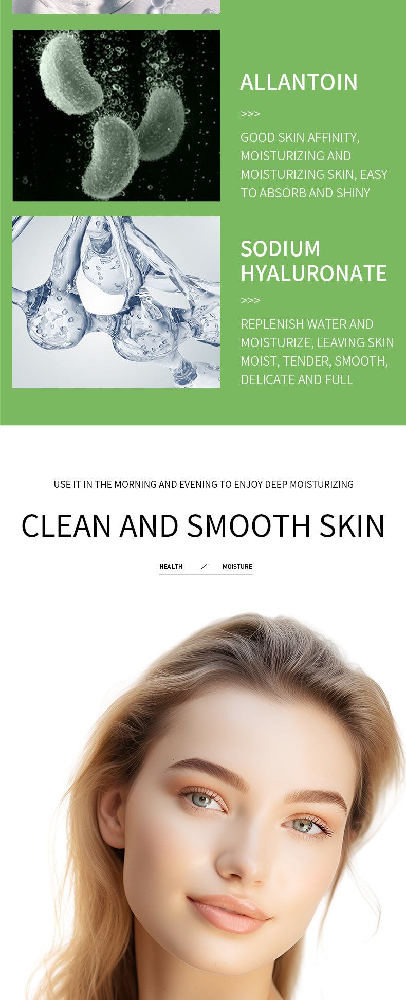 Aloe Vera Gel300g Vitamin C Aloe Vera Gel Moisturizing and Hydrating Wholesale from Foreign Trade Manufacturer