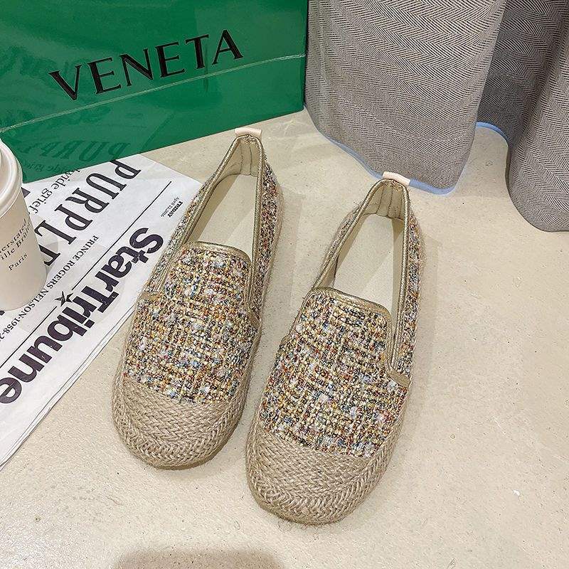 Women's Slip-On Fisherman Shoes Lazy Loafers2025Spring and Autumn New Style Flat Casual Loafers for Women