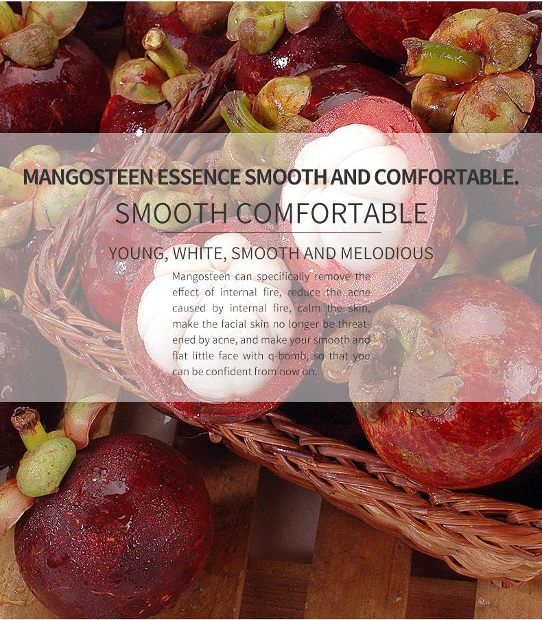 Cross-border Plant and Fruit Face Mask25g  Red Pomegranate Mango Oligopeptide Moisturizing Mask Export Manufacturer Wholesale