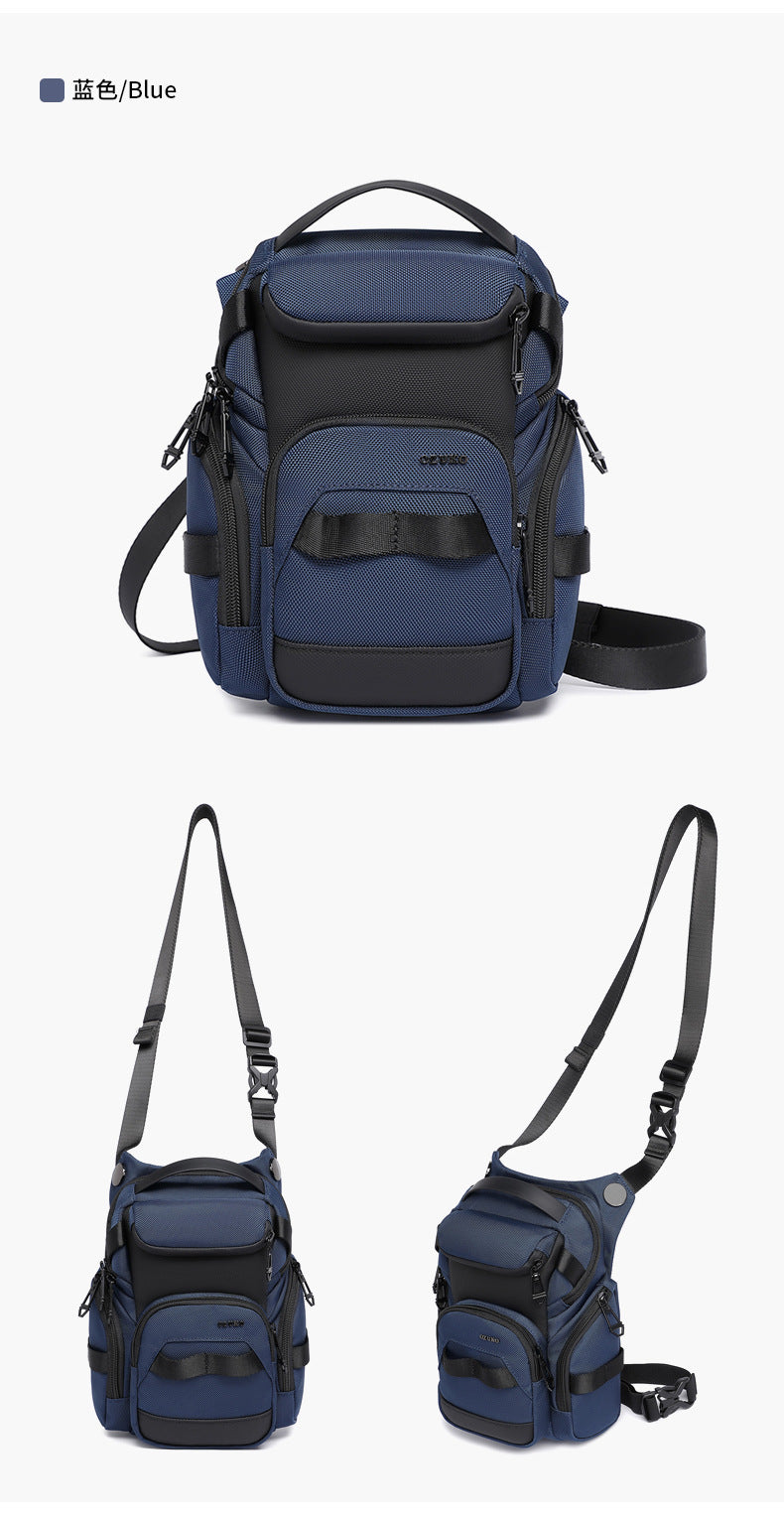 Tactical Cycling Leg Bag Motorcycle Waist Bag Men's Waterproof Multifunctional Motorcycle Crossbody Shoulder Bag Outdoor Sports Bag