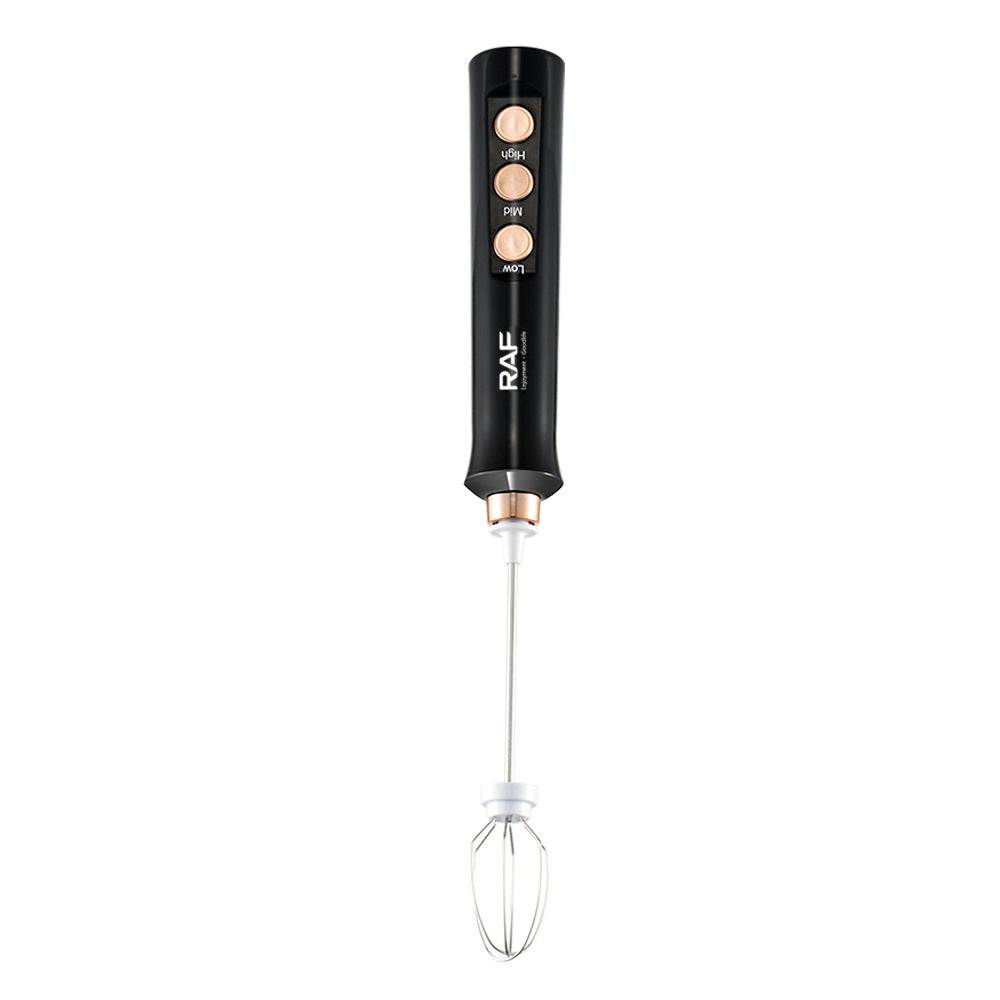 ＲＡＦCafe Milk Frother Egg Beater Household Electric Milk Frother Milk Stirrer 2-in-1